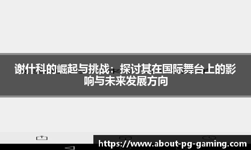 谢什科的崛起与挑战：探讨其在国际舞台上的影响与未来发展方向